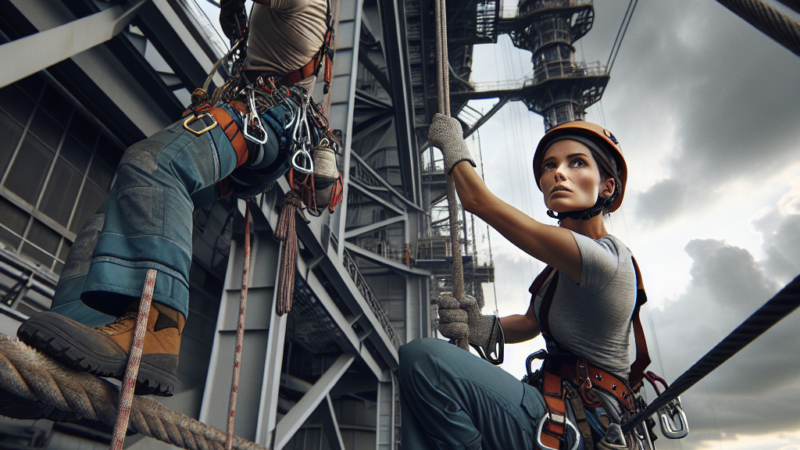 Industriekletterer Dienstleistungen der Verticals GmbH Berlin